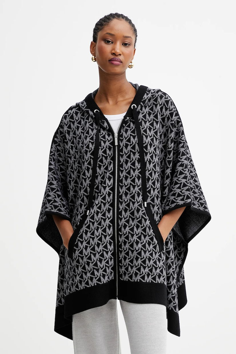 MICHAEL Michael Kors cardigan din lana culoarea negru, MT561CCK87