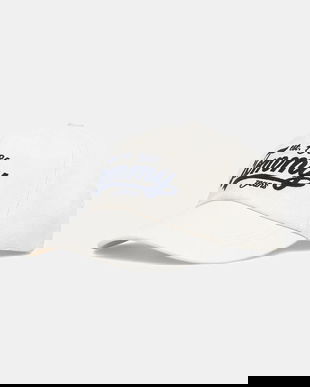 Tommy Jeans șapcă de baseball din bumbac culoarea alb, AM0AM13550