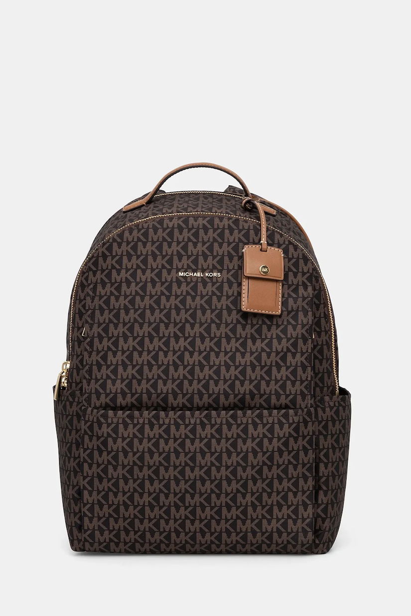 MICHAEL Michael Kors rucsac SABLE culoarea maro, mare, cu imprimeu, 30T5G3XB3O