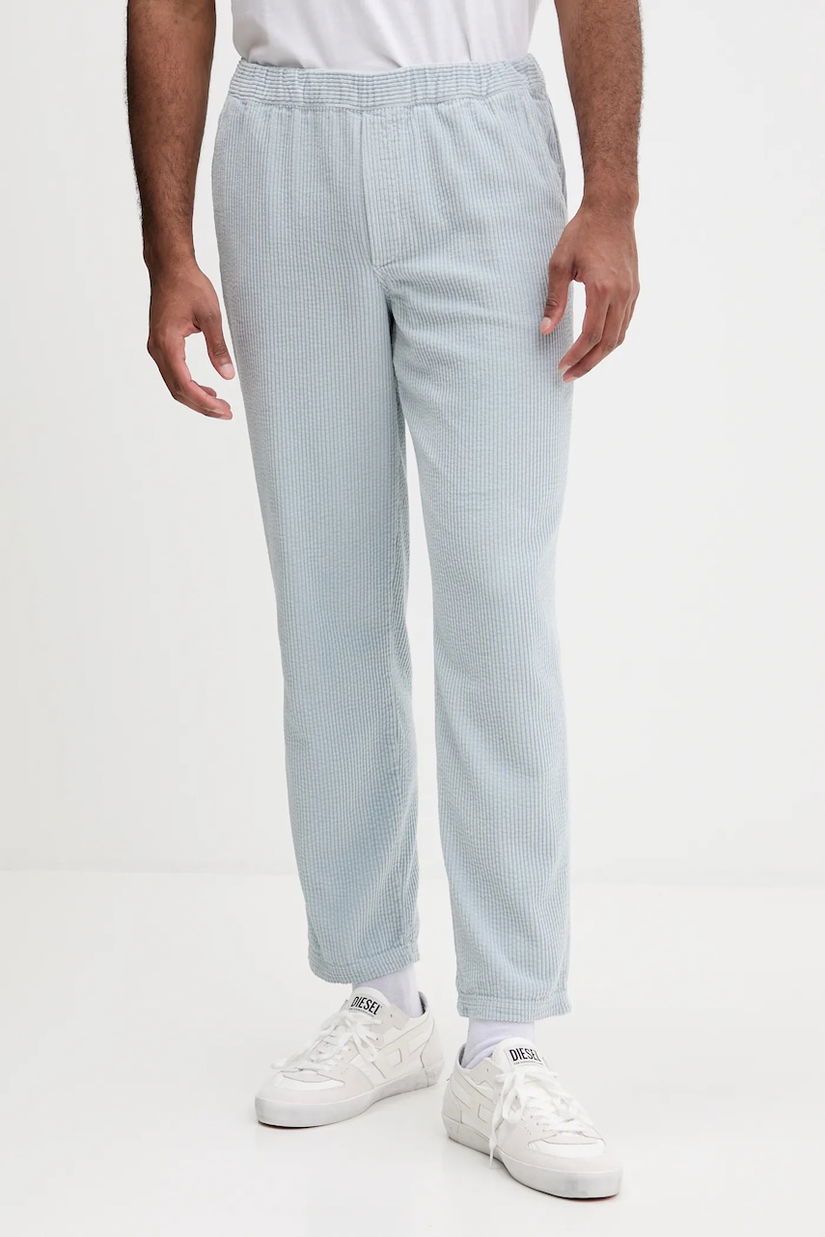 American Vintage pantaloni de catifea cord cu fason chinos, MPADO10A