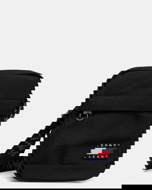 Tommy Jeans borsetă culoarea negru, AM0AM13389