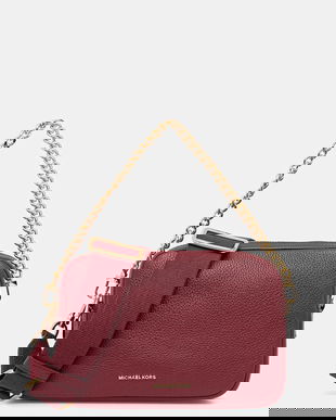 MICHAEL Michael Kors geantă de piele culoarea negru, 32S5GYTC5L