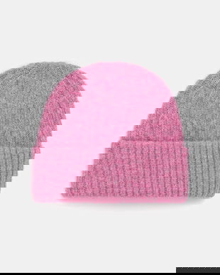 American Vintage căciulă din amestec de lână Bonnet culoarea bej, din tesatura uni, EAST22A