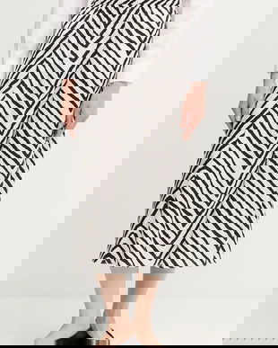 Marc Aurel fustă culoarea negru, maxi, evazați, 2319-1000-24781