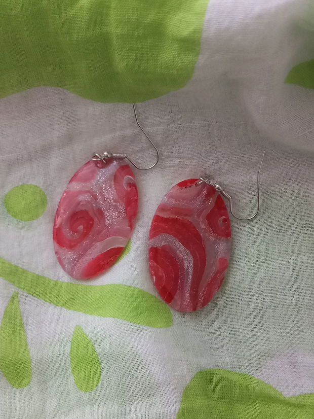 Red ones, cercei din lut polimeric