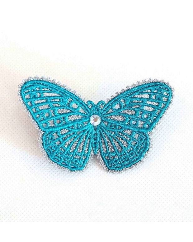 Brosa Fluture cu Cristal