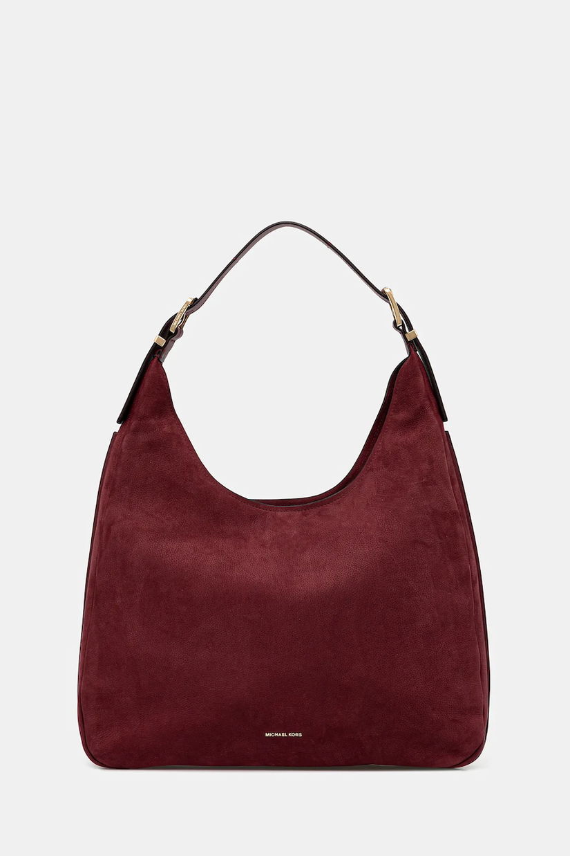 MICHAEL Michael Kors geantă de mână din piele NOLITA culoare vișinie 30F4GY5H3T