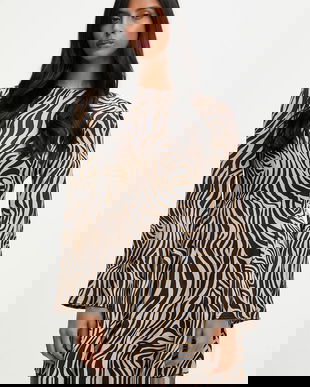 Answear.LAB rochie culoarea negru, mini, evazati