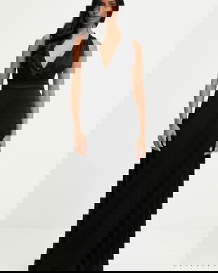 Answear.LAB rochie culoarea negru, maxi, evazati