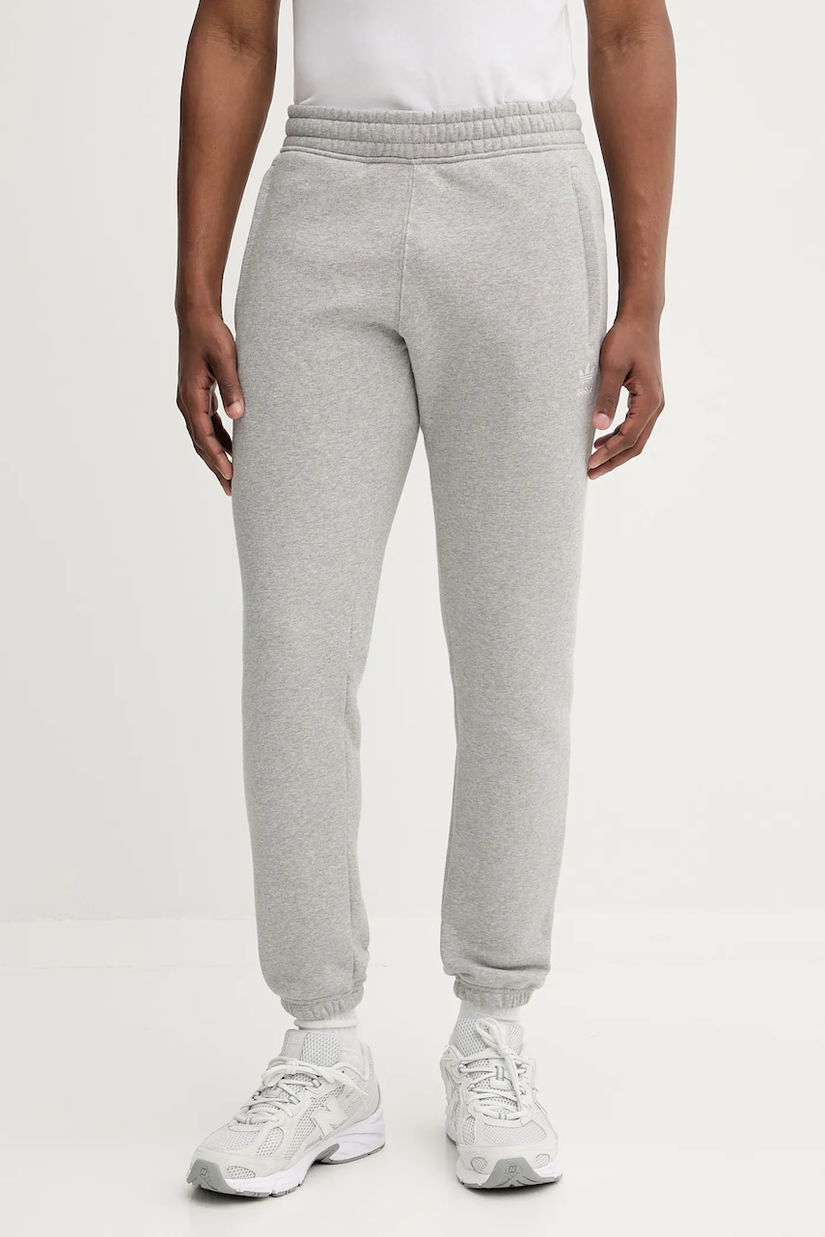 adidas Originals pantaloni de trening Essentials culoarea gri, melanj, JY6194