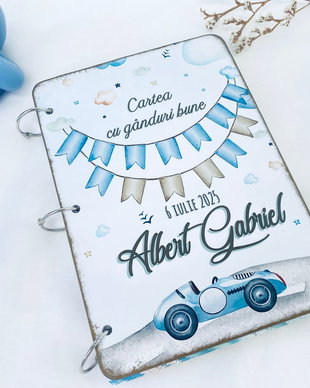 Cartea cu ganduri bune - Little racer birthday