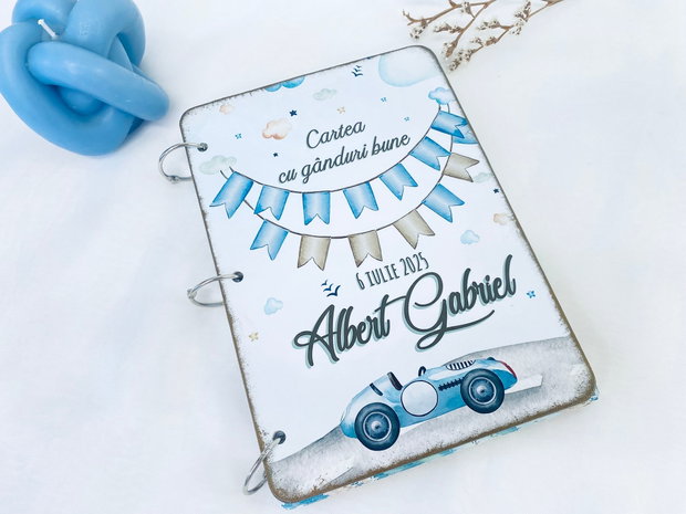 Cartea cu ganduri bune - Little racer birthday