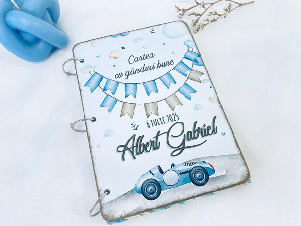 Cartea cu ganduri bune - Little racer birthday