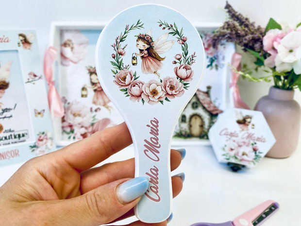 Set aniversar personalizat 1 anisor - Zana zanelor - Tavita turta si accesorii