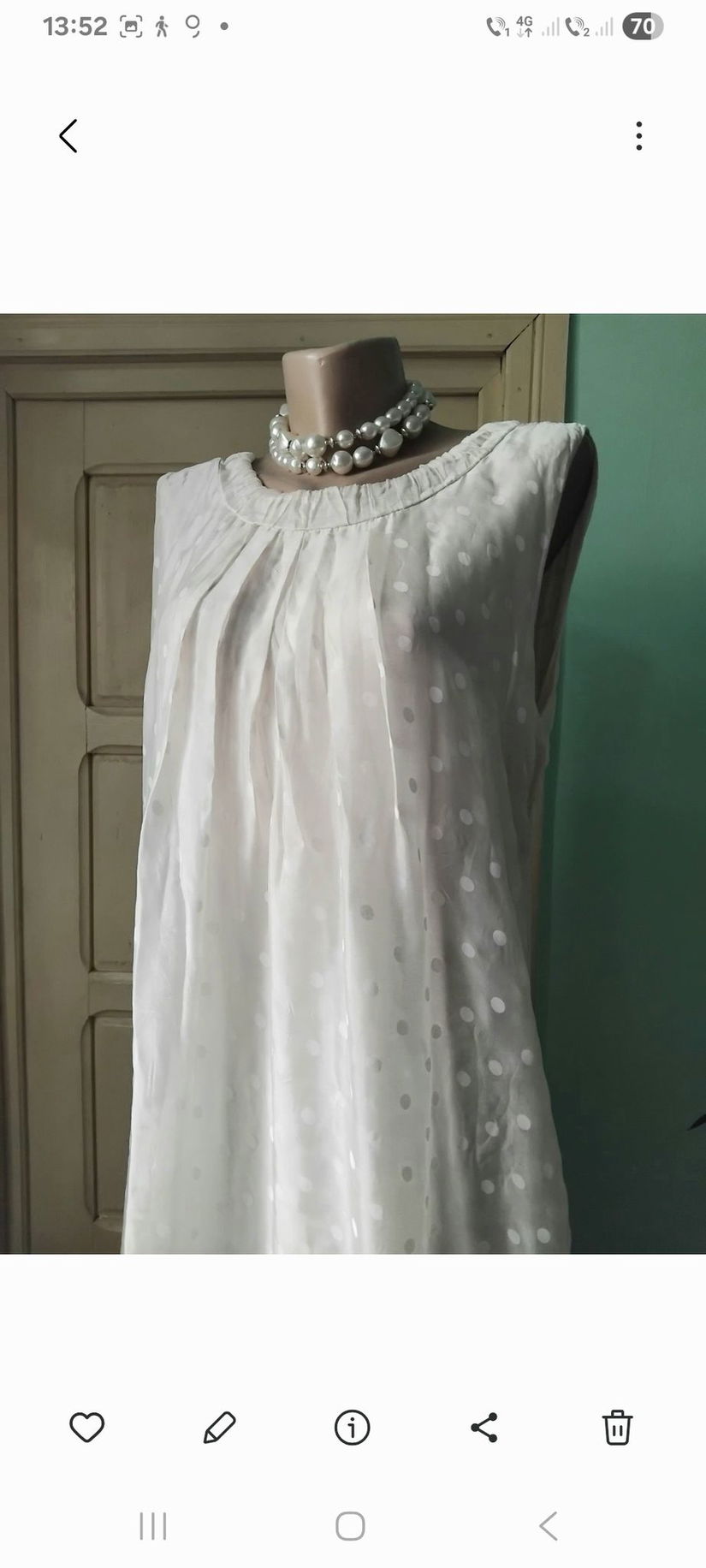 Rochie din matase naturala bej nude