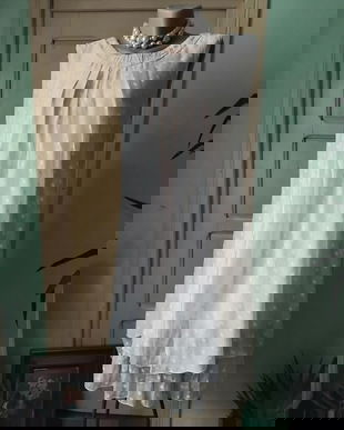 Rochie din matase naturala bej nude