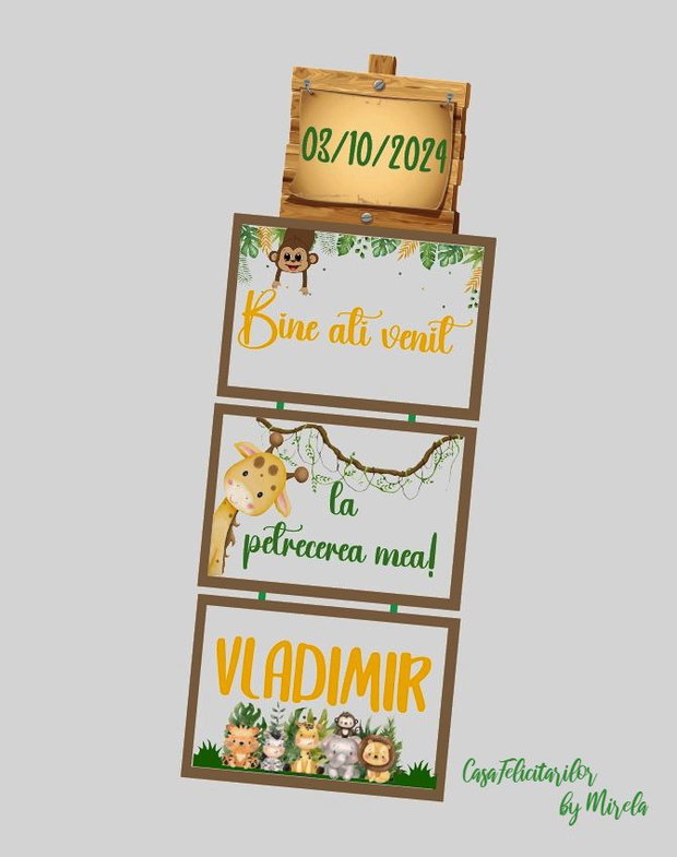 Banner "Bine ați venit" Safari