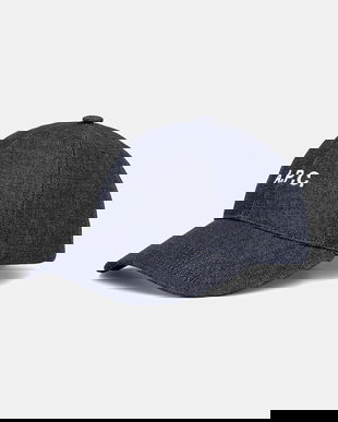 A.P.C. șapcă casquette charlie culoarea bleumarin, COHIZ.M24069