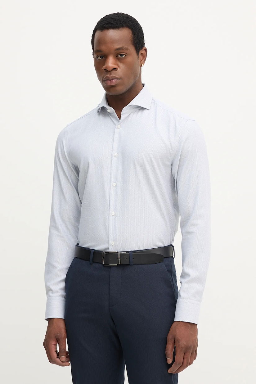 BOSS cămașă din bumbac cu guler italian, slim, 50545945