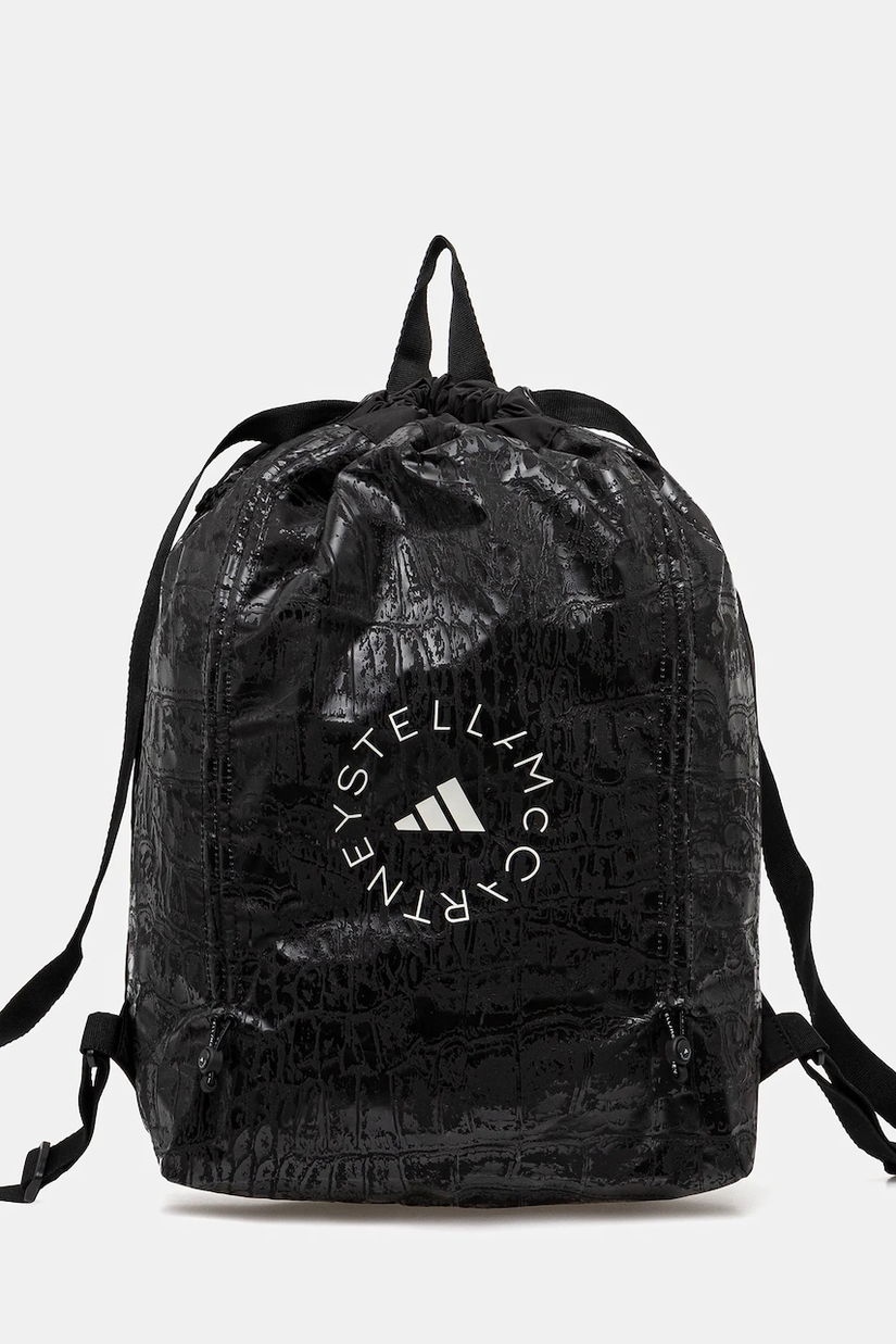 adidas by Stella McCartney rucsac culoarea negru, cu imprimeu, JY4205