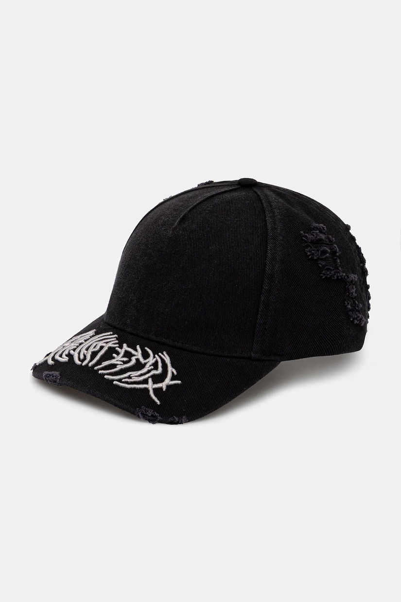 Heliot Emil șapcă culoarea negru, uni, SS25_16_071_BLK01_CO