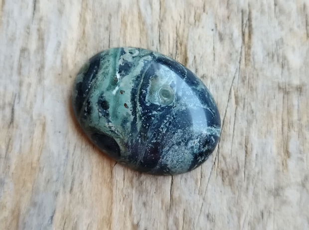 Cabochon kambaba jasper, 40x30x8.5 mm