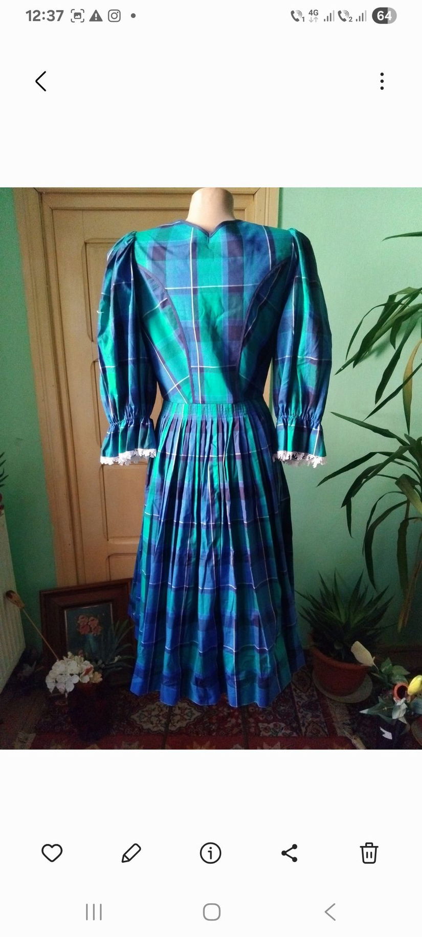 Rochie bavareza noua, bumbac
