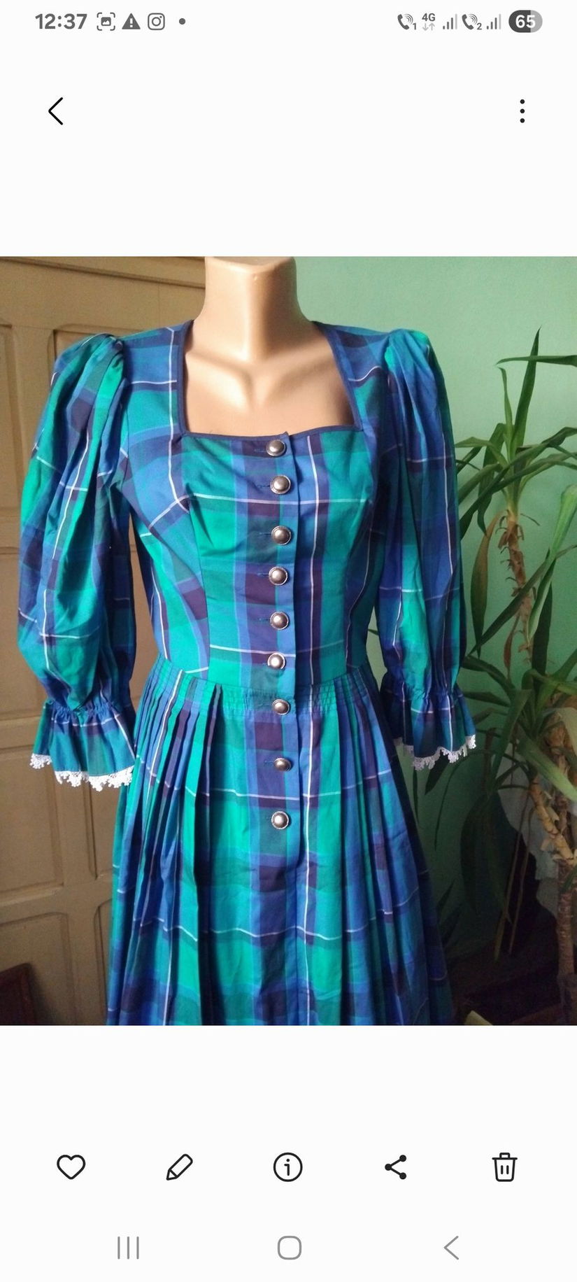 Rochie bavareza noua, bumbac