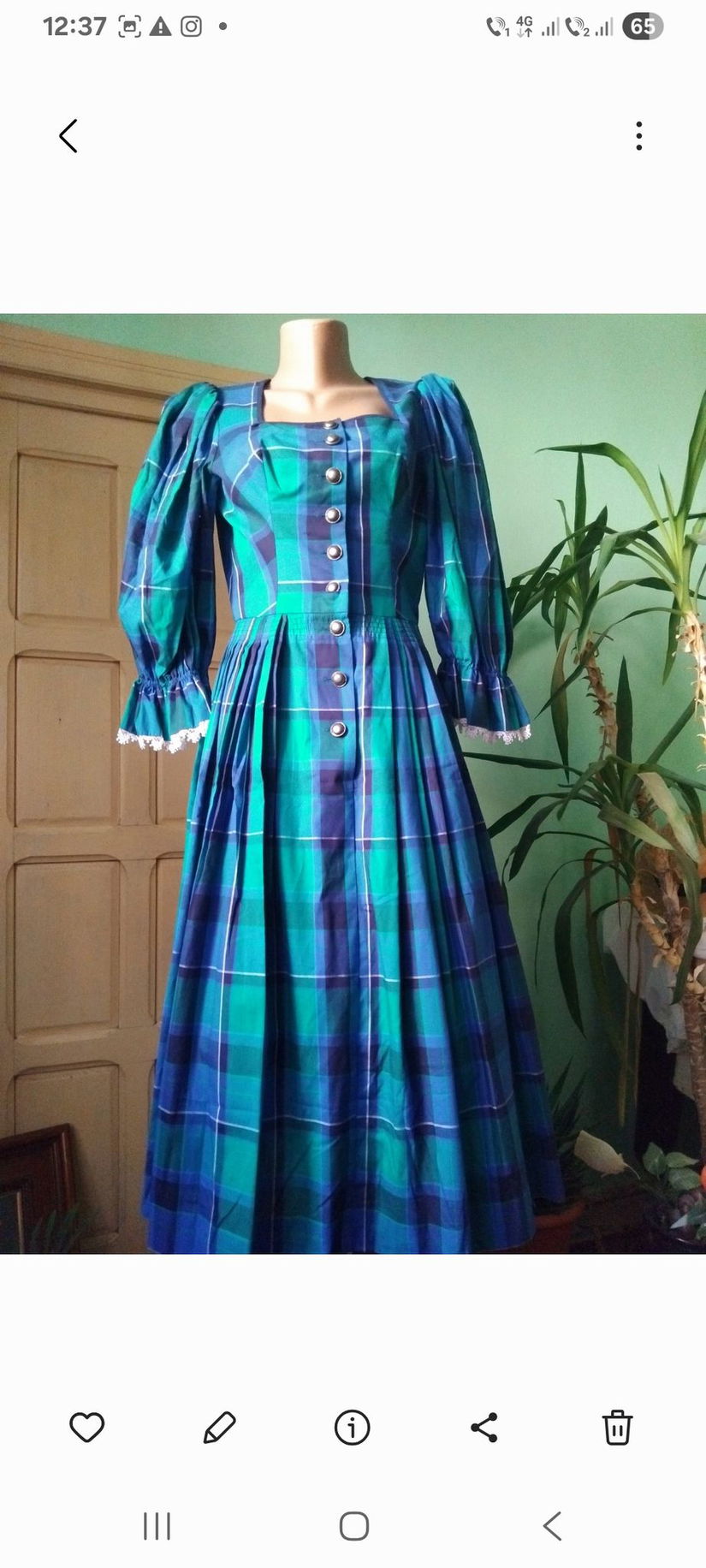 Rochie bavareza noua, bumbac