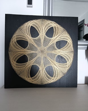 Panou decorativ "Mandala Gold"