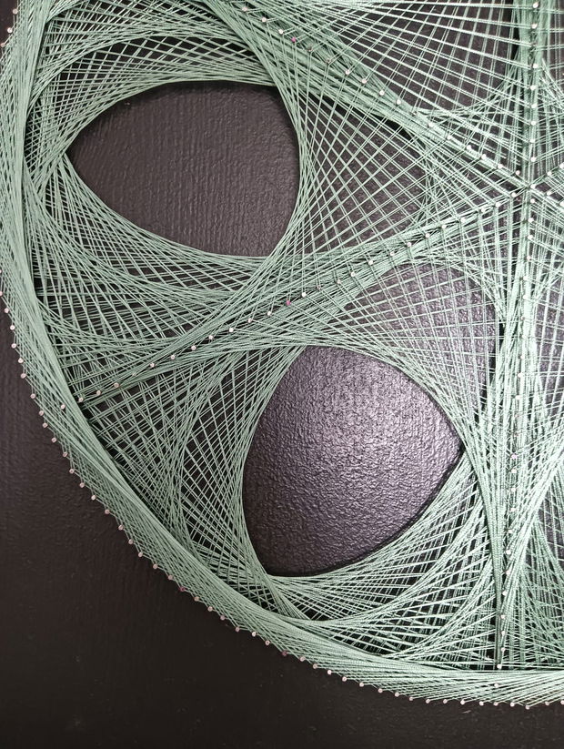 Panou decorativ "Mandala Green"