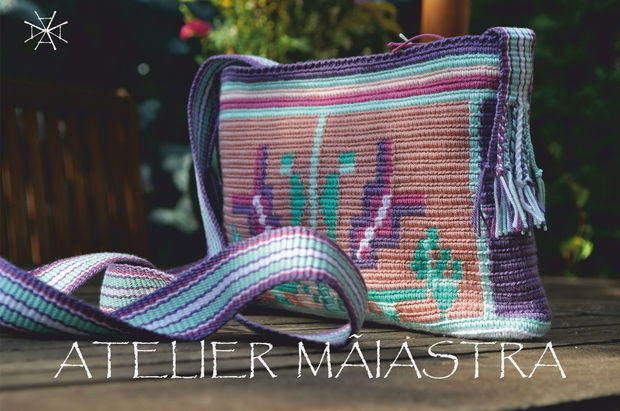 geanta crossbody ateliermaiastra crosetata Banat ciutura
