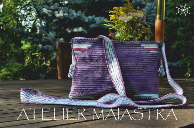 geanta crossbody ateliermaiastra crosetata Banat ciutura