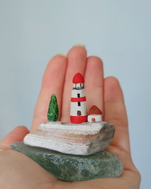 Miniatura Far pe mare