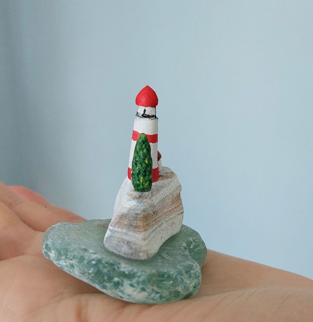 Miniatura Far pe mare