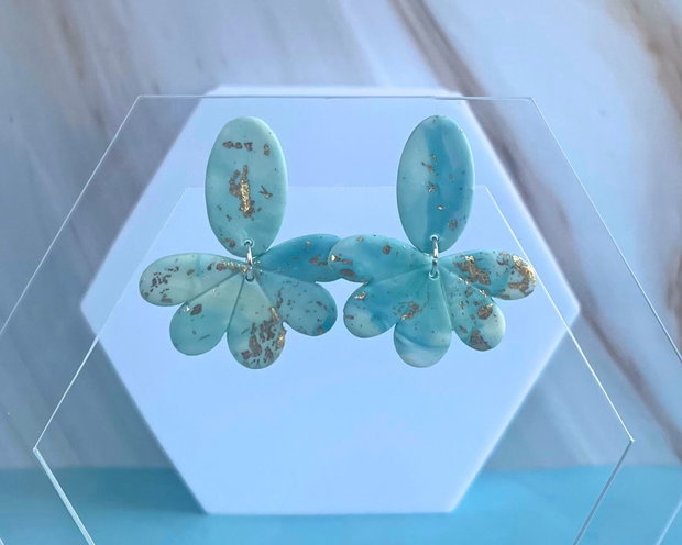 Cercei din lut polimeric FAIRY BLOOM #C0187