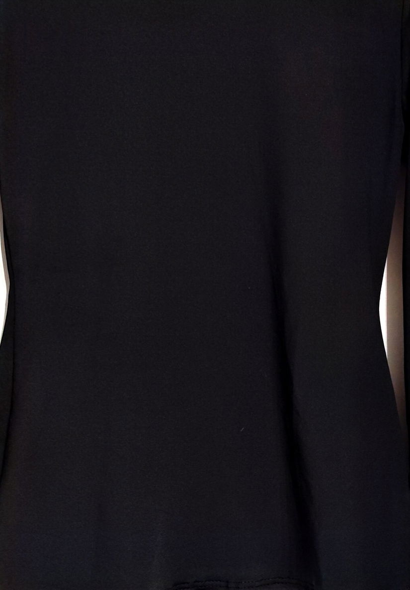 Rochie neagra pliuri