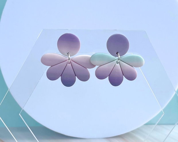 Cercei din lut polimeric PASTEL DREAMS #C0021