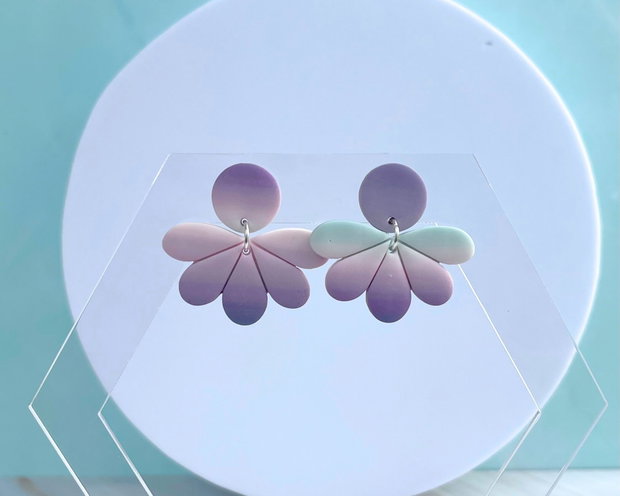 Cercei din lut polimeric PASTEL DREAMS #C0021