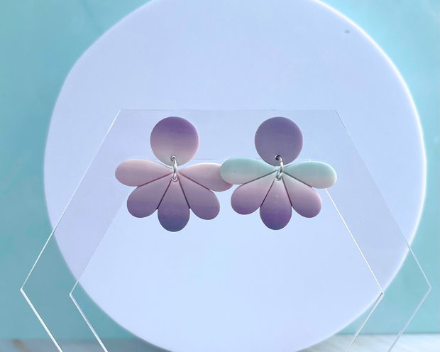 Cercei din lut polimeric PASTEL DREAMS #C0021