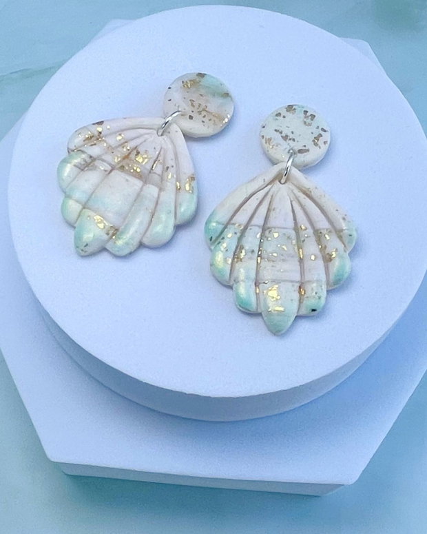 Cercei din lut polimeric OCEAN GRACE #C0209
