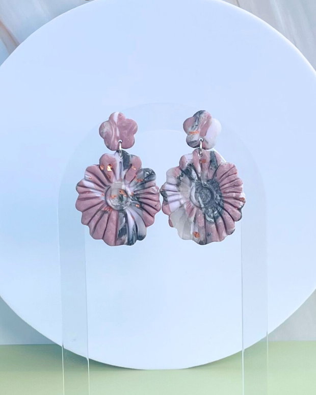 Cercei din lut polimeric MISTRAL FLOWERS #C0229