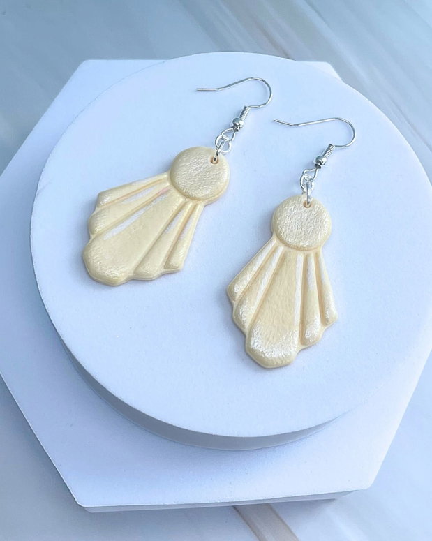 Cercei din lut polimeric SUNNY VEIL #C0236