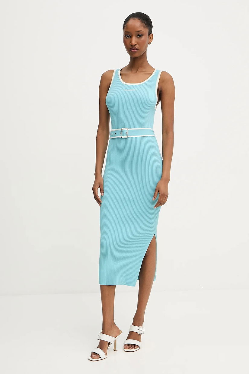 Karl Lagerfeld rochie midi, mulată, A3W13039