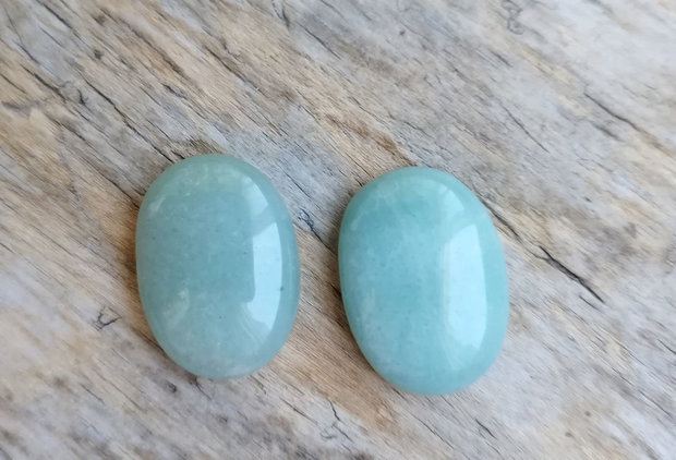Cabochon aventurin, 25x18 mm