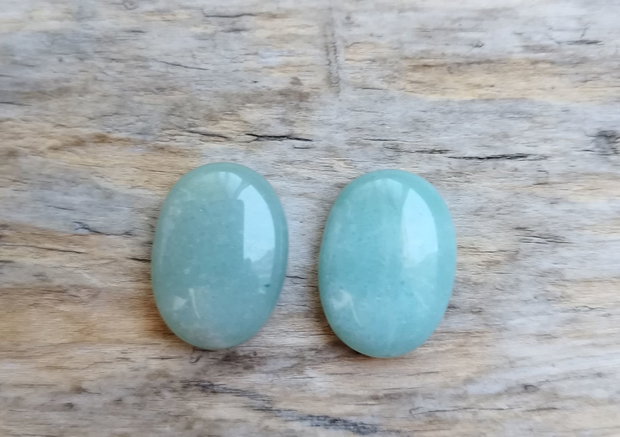 Cabochon aventurin, 25x18 mm