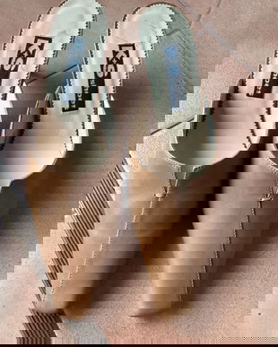 SABOTI PIELE NATURALA K S SHOES MARIME 4 1/2 INTERIOR 23,5 CM