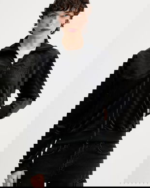 adidas Originals bluză din velur Velvet Tt culoarea negru, uni, JY2592