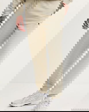 Converse pantaloni de trening culoarea bej, uni, 10026982-A09