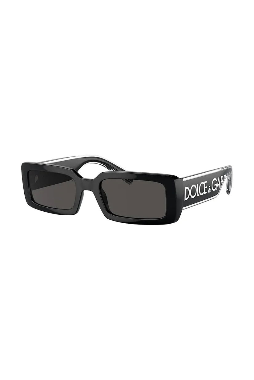 Dolce & Gabbana ochelari de soare femei, culoarea negru, 0DG6187